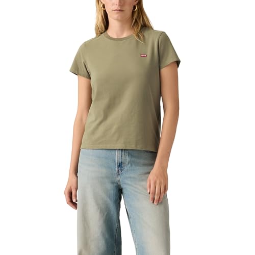 Levi's Perfect Tee Deep Lichen Green Cotton