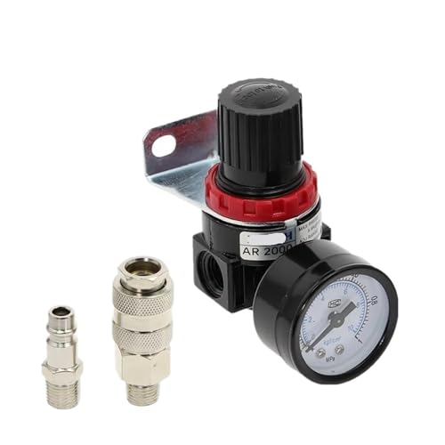 Régulateur de pression compresseur AR2000 1/4 raccord pneumatique 8mm