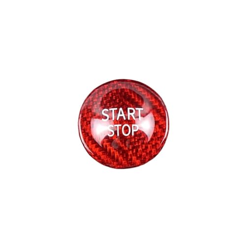 Couvercle de bouton de démarrage Renault Kadjar 2016-2019 rouge autocollant
