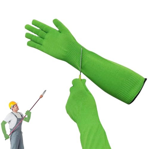 BFSYRR Guard Gloves Gardening Level 5 Cut Resistant Gloves Garden Glove Thorn Proof Long Gardening Glove for Men and Women for Kitchen Woodworking and Garden Use(45cm)