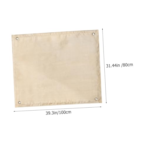 Protection sol extérieur Toyvian tapis ignifuge durable - 3