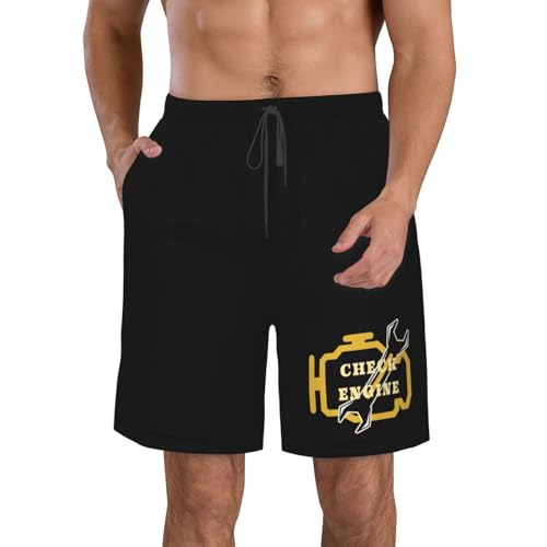 Short de bain homme avec voyant moteur imprimé original et confortable