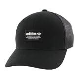 adidas Originals Herren Trefoil Trucker Cap, schwarz/weiß, One Size