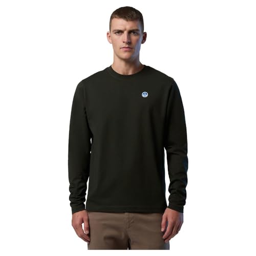 T-shirt manches longues North Sails vert, le vêtement idéal pour vos sorties voile et nature.