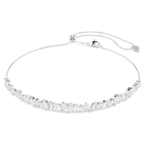 Gargantilla Swarovski Mesmera 5755905 blanca con cristales facetados