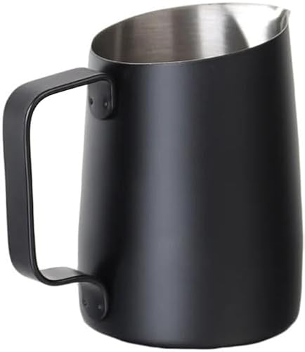 【公式】WPM | シャープスパウト Sharp spout ミルクピッチャー 450ml HC7107BK (ブラック)の商品画像（Amazon）