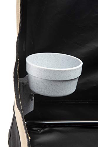 Lixit Quick Lock Removable Dog Kennel Bowls For Wire And Soft Sided Crates (20Oz Soft Crate, Granite) #TOP4