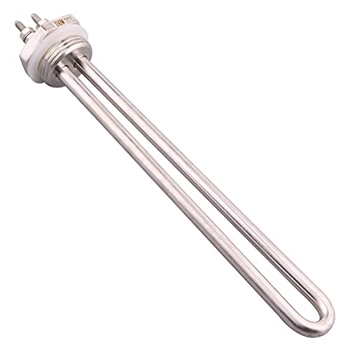 DERNORD 12v elemento de calefacción 150 vatios 1inch BSP brida calentador de acero inoxidable para viento Surbine calentador solar Cover