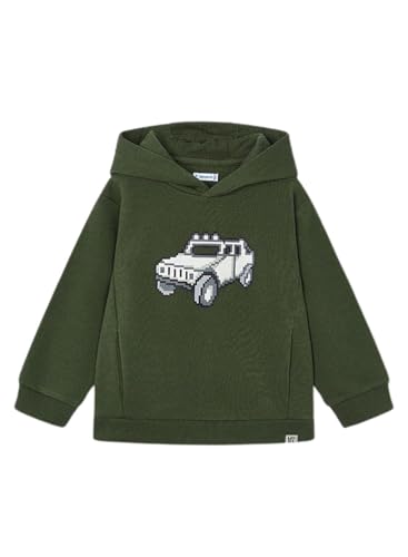 Mayoral Printed Pullover for Boys Moss
