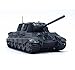 FMOCHANGMDP Tank Diecast Plastic Model, 1/72 Scale Sd.Kfz.186 Tank Model, Adult Toys and Gift,5.4Inch x 2Inch