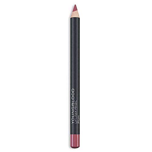 Youngblood Mineral Cosmetics Lip Liner Pencil, Plum, Cruelty Free, Paraben Free, Gluten Free, Vegan