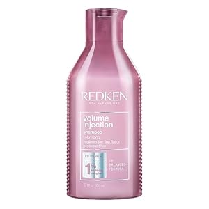 Redken Hair Shampoo with Repairing Volume Boost, with Filloxanes and Nourishing Polymers, High Rise Volume Injection Shampoo, 1 x 300 ml