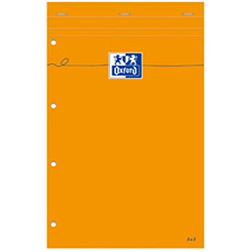 Bloc-notes Oxford ligné de 160 pages grand format 210x315 pour écriture nette