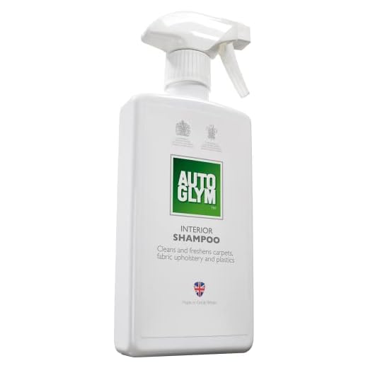 Autoglym - Champú para Interiores, Eliminador de Manchas, Suciedad y Mugre de Telas y Plásticos, 500 ml