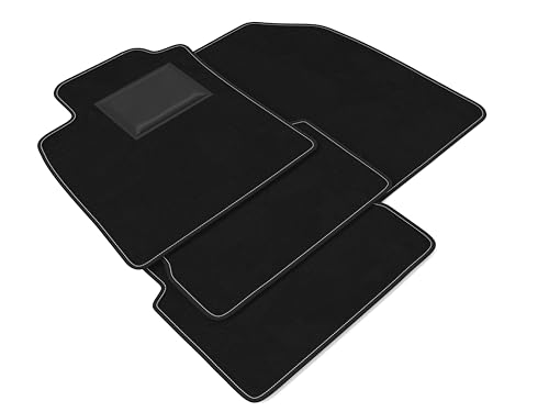 DHCarMats | Alfombrillas de coche para Opel Signum desde 2003 hasta 2008 | Alfombras coche de moqueta antideslizante | Interior del habitáculo – Kit completo delantero y trasero