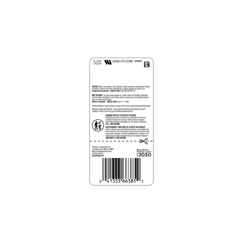 Image of Duracell 3V Lithium Coin Batteries 2016 - 2 Count