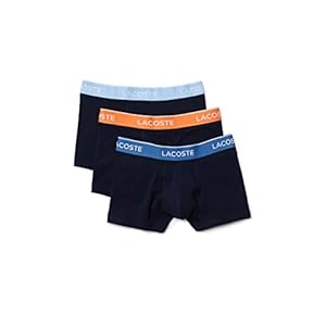 Lacoste pour des Hommes Lot de 3 Boxers décontractés, Noir