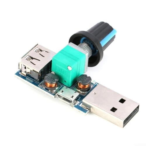 Configuración optimizada del regulador de ventilador alimentado por USB, lo que lo hace perfecto para el uso diario en casa u oficina