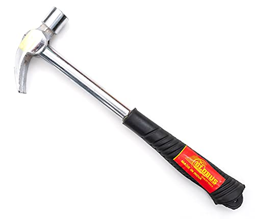 GLOBUS 1502 STEEL HAND TOOL SET/3 PCS (1/2 LBS HAMMER, 8" COBBLER PINCER AND TRY SQUARE 8")