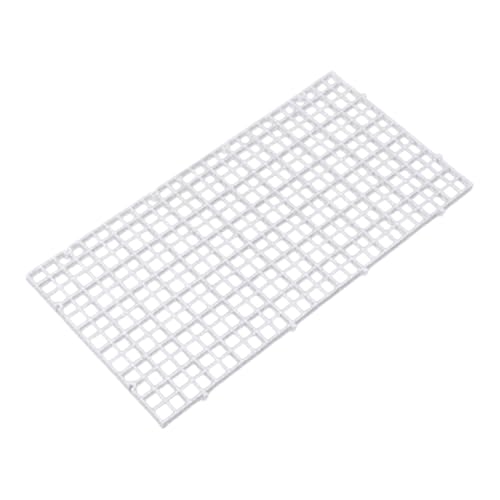 petsola 水槽仕切りグリッド隔離ボード 水槽フィルター分離フード 水槽上部カバー 取り付け簡単, 白, 30×15×1.5cm