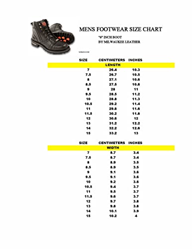 Image of Milwaukee Leather Men's Leather Lace-Up Riding Boots - Motorcycle Biker Footwear for Street & Daily Wear