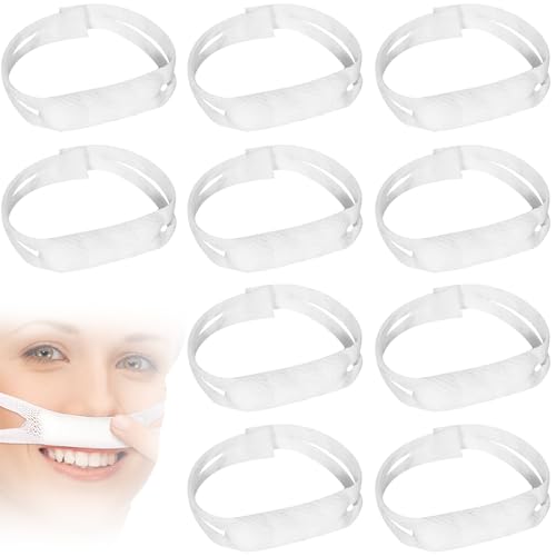 Nasal Bandage 10 PCS Elastic Nose Bandages Nose Surgery Elastic Bandage Dressing Holder Septoplasty Recovery Bandage for Nose Post Surgical Procedures