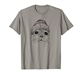 Robbe Seehund süß Nordsee Ostsee - Hand gezeichnet T-Shirt