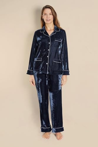 Womens Gray Velvet Pajamas - Aphrodite3