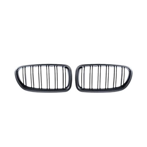 Calandre moulage capot F10 F11 calandre noire brillante double lamelles