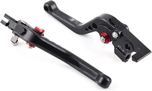 Manetas de motocicleta regulables para Yamaha MT 07 y FZ 09 recambios de aluminio negro