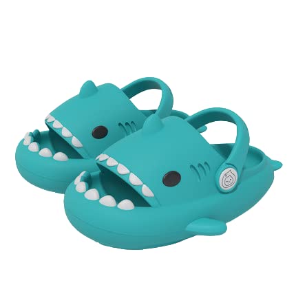 Ciabatte Squalo Bambino Cartone Animato, Pantofole Antiscivolo Estive per Ragazzi e Ragazze, Scarpe da Acqua Antiscivolo per Piscina da Spiaggia, Pantofole Leggere da Esterno per Interni Sandali