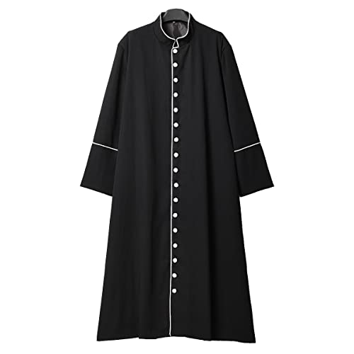 BLESSUME Church Clergy Mens' Choir Cassock Robe Pastor Pulpit Liturgical Vestment Robe3