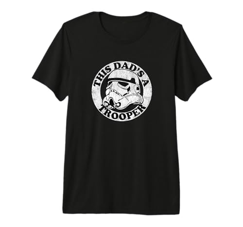T-shirt Star Wars Stormtrooper This Dad Is A Trooper vêtement coton geek