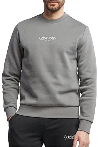 Sweat Calvin Klein homme en polyester recyclé noir confortable