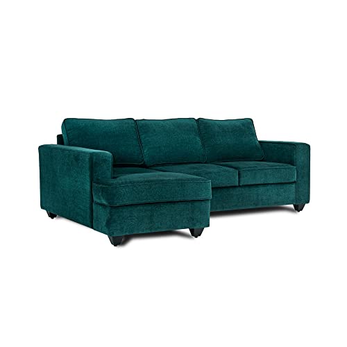 Image of Wakefit Sofa Set | 3 Year Warranty | Sofa 2 Seater, 2 Seater Sofa for Living Room, Wooden Sofa Set, Couch Sofa for Living Room, Sofa for Living Room - Napper(Malphino : Malibu Green)