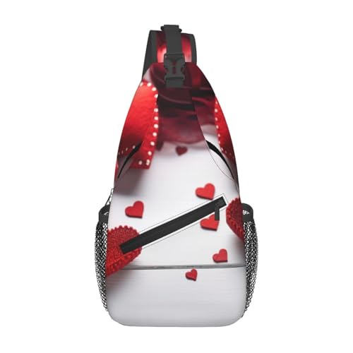 Bolso Cruzado de Pecho Handmade Hearts para Hombre y Mujer miniatura 1