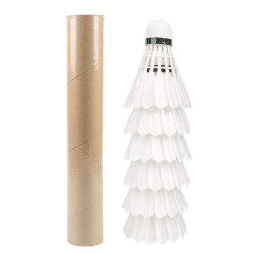 SXCCNW 6 Pcs Shuttlecocks Badminton Professional Duck Feather Badminton