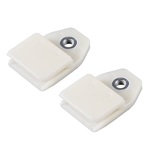 Clips de retención de plástico duradero para guías de ventanas de vehículos en color beige