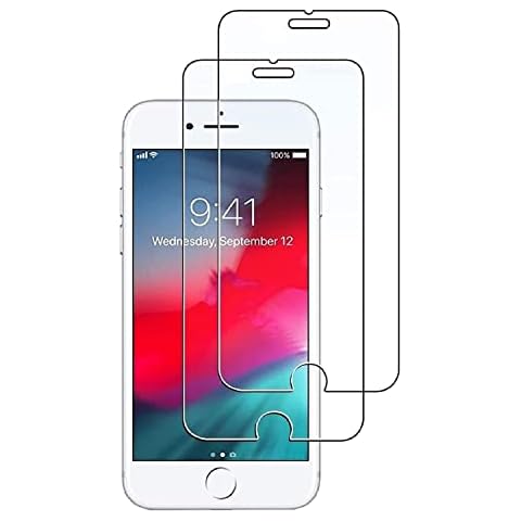 SFthingsss Glass Screen Protector Compatible for iPhone 8 Plus, iPhone 7 Plus, iPhone 6s Plus, and iPhone 6 Plus, Tempered Glass Film, 2 Pack Cover