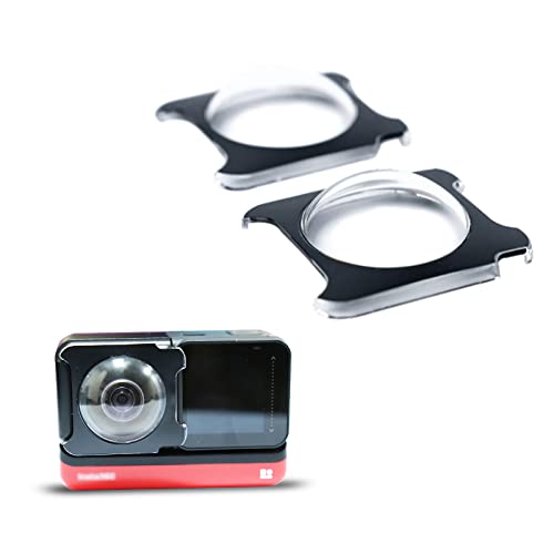 Protections adhésives Insta360 One RS avec coque en silicone pour objectifs