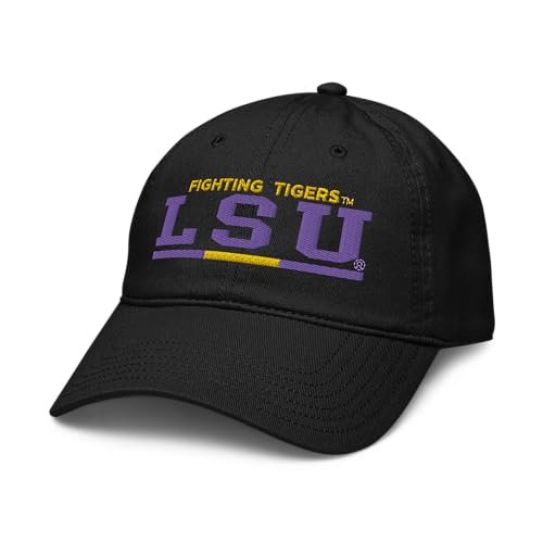 Gorra de béisbol ajustable oficial LSU Tigers Varsity miniatura 1