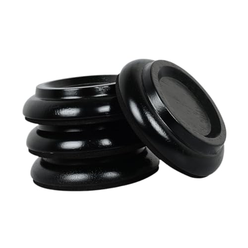 Caster cups para piano patas almohadilla espuma protector suelo madera negro 2