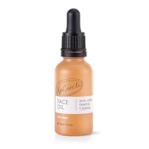 UpCircle Organic Face Oil With Coffee, Rosehip + Jojoba 30ml – Natural Hydrating Facial Oil – Vitamin C, Rosehip Oil Fades Dark Spots + Sea Buckthorn Keeps Skin Supple – Vegan + Cruelty-Free