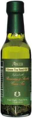 Arette Green Tea Seed Oil Infused with Rosemary & Sencha Green Tea 5oz (148ml)-Pack of Two