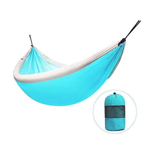 High Load Bearing Swing Camping Sling Swing Safe And Durable Parachute Cloth Hanging Nylon Rope Chair Swing Indoor And Outdoor Swing Portable Storage (Color : Blue)