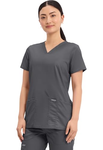 Image of Cherokee Medical Women's Scrub Top V-Neck Modern Classic Fit with 3 Pockets, Ultra Soft and 2-Way Stretch Fabric - WW620