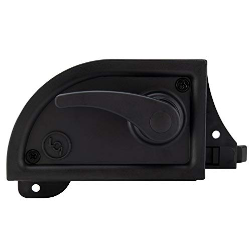 RecPro RV Screen Door Latch | RV Exterior Accessories | Black | Camper Screen Latch | Right Hand