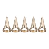 Claw Spike Rings Retro Personality Halloween Punk Cool Gothic Talon Nail Finger Claw Spike Rings Alloy Jewelry Party Cosplay Rings(Gold)
