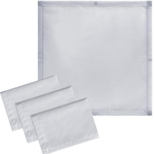 Image of VIHOSE 4 Pcs 2 x 2 Feet Fluorescent Light Covers for Ceiling Lights Classroom Magnetic Light Filters for Reducing Harsh Glare Flicker for Office Classroom Home Drop Ceiling(Solid Style)