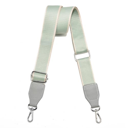 Image of Purse Straps Replacement Crossbody, Universal Wide Shoulder Strap for Bags Adjustable Straps for Handbags (Silvery Hardware)